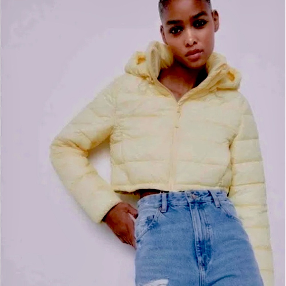 Zara quilted cropped jacket ( size xl ) new /w tag